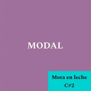 Mora en Leche — Modal
