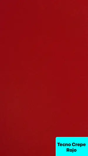 Tecno Crepe Rojo — Tecno Crepe