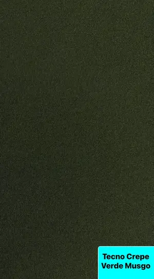 Tecno Crepe Verde Musgo — Tecno Crepe
